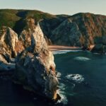 Particles Video Background Free Download, Cliff, Geological Formation, Promontory, Ocean, Natural Elevation