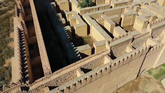 Plane Stock Footage, Architecture, Support, Step, Wall, Ancient