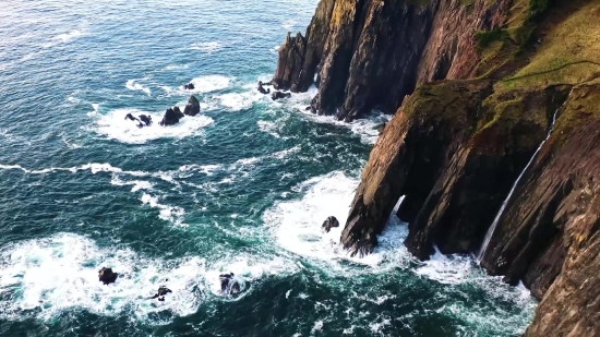 Prone Clips, Promontory, Geological Formation, Natural Elevation, Cliff, Ocean