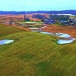 Rain Effect Background Video Download, Landscape, Grass, Course, Highland, Golf