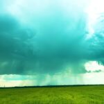 Rain On Window Stock Footage, Meadow, Sky, Field, Grass, Rural