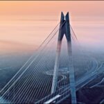 Rain Video Clip Free Download, Suspension Bridge, Bridge, Structure, Skyscraper, Architecture