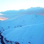 Red Carpet Stock Video, Mountain, Snow, Dune, Mountains, Landscape