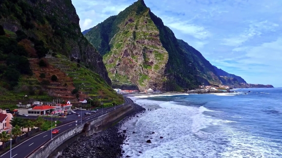 Romance Clip, Geological Formation, Landscape, Cliff, Promontory, Water