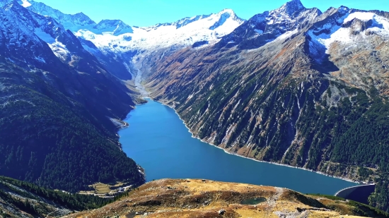 Sad Copyright Free Video, Mountain, Glacier, Range, Snow, Mountains