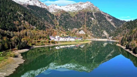 Sea Free Video, Lake, Mountain, Lakeside, Shore, Landscape