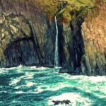 Selling Stock Video Footage, Cave, Geological Formation, Landscape, Water, Sea