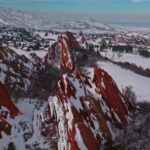 Short Video Background Download, Snow, Mountain, Line, Winter, Ice