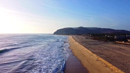 Sky Background Video Free Download, Shoreline, Beach, Sea, Ocean, Coast