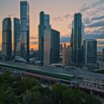 Sky Stock Video, Business District, City, Skyline, Skyscraper, Cityscape