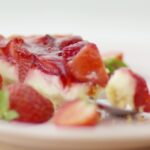 Snow Falling Stock Footage, Food, Strawberry, Fruit, Delicious, Plate