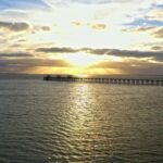 Spider Stock Footage, Ocean, Sun, Water, Sea, Sunset