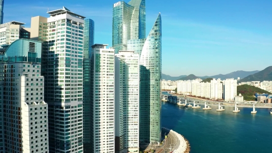 Stock Footage Free Sites, Waterfront, City, Architecture, Skyscraper, Cityscape