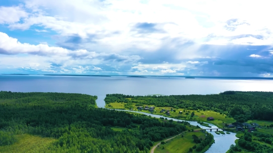 Stock Gameplay Footage, Highland, Landscape, Sky, Rural, Field