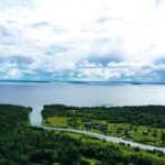 Stock Loop Video, Cape, Landscape, Shoreline, Sky, Water