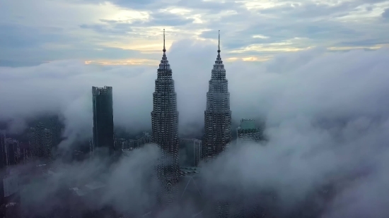 Stock Video Portrait, Skyscraper, City, Architecture, Cityscape, Urban