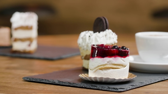 Summer Stock Footage, Cream, Dessert, Food, Cake, Sweet