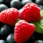 Template Video Background Aesthetic, Raspberry, Berry, Edible Fruit, Fruit, Drupe