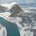 Thumbs Up Stock Footage, Glacier, Mountain, Snow, Ice, Mountains