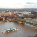 Thunder Stock Footage, Marina, City, River, Bridge, Water