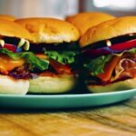 Tornado Stock Footage, Lunch, Food, Meal, Bread, Tomato