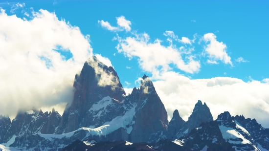 Video As A Background, Glacier, Mountain, Snow, Landscape, Peak