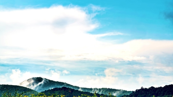 Video Background Hd, Landscape, Sky, Clouds, Mountain, Summer