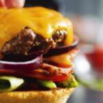 Video Free Of Rights, Cheeseburger, Hamburger, Sandwich, Snack Food, Dish