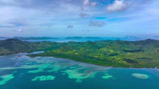 Without Copyright Background Video, Archipelago, Beach, Sea, Ocean, Land