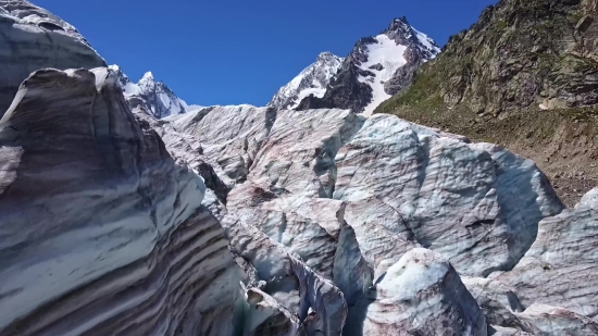 Youtube Royalty Free Library, Mountain, Glacier, Line, Snow, Alp